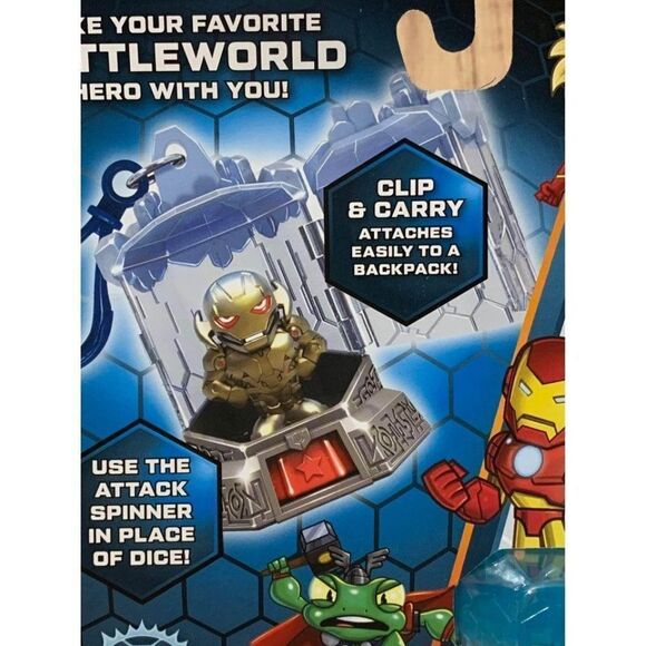 Funko Marvel Battleworld: Series 1 Travel Portal Gold Ultron Collectible Toy New - Picture 6 of 9